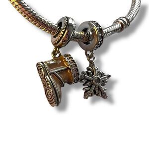 Pandora Women's Silver and Khaki Jewellery